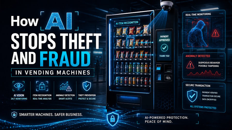 How AI Stops Theft and Fraud in Vending Machines