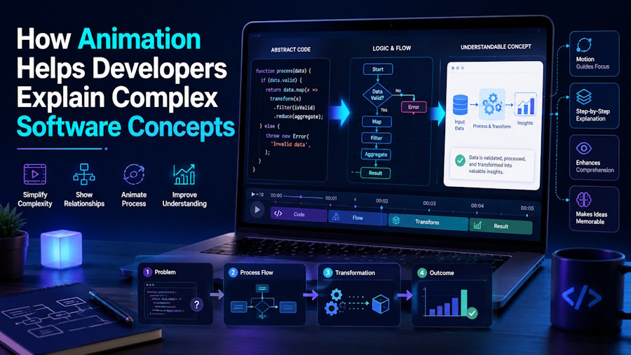 How Animation Helps Explain Complex Software Concepts