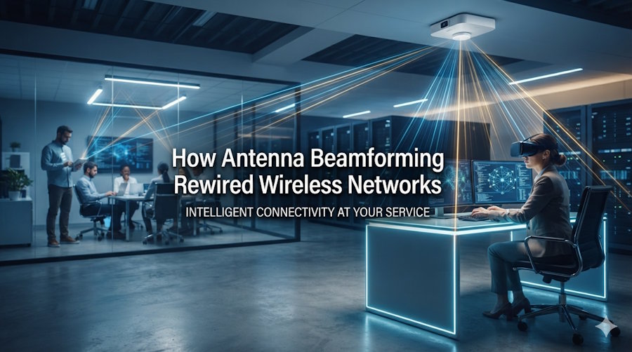 How Antenna Beamforming Rewired Wireless Networks