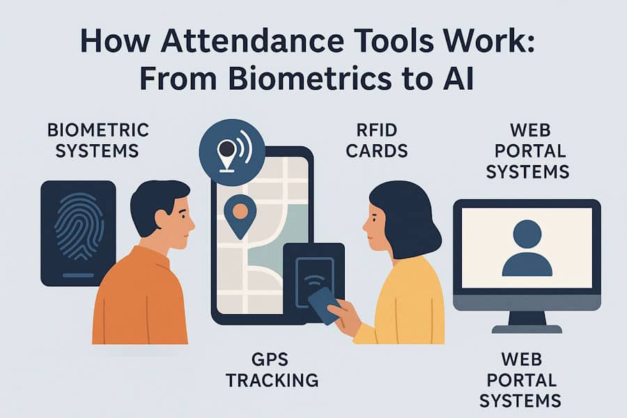 How Attendance Tools Work: From Biometrics to AI
