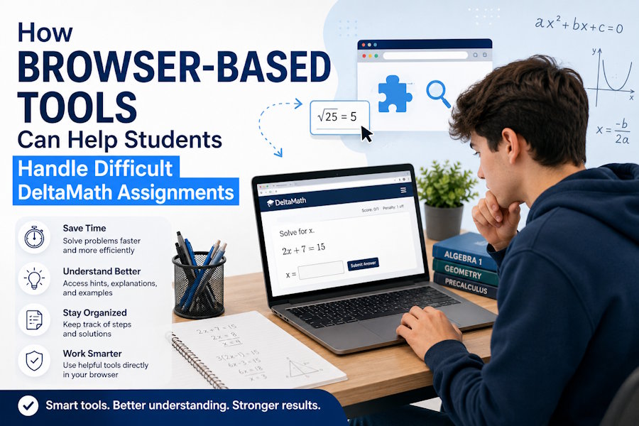 How Browser-Based Tools Can Help Students Handle Difficult DeltaMath Assignments
