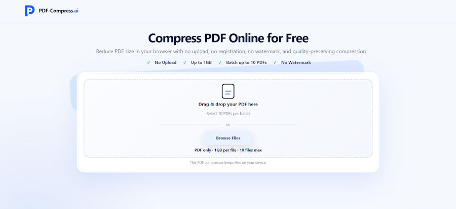 How Browser-Side PDF Compression Works: A Practical Look at PDF-Compress.ai