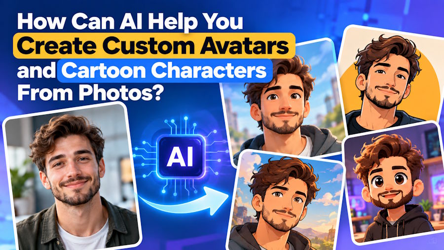 How Can AI Help You Create Custom Avatars and Cartoon Characters From Photos?