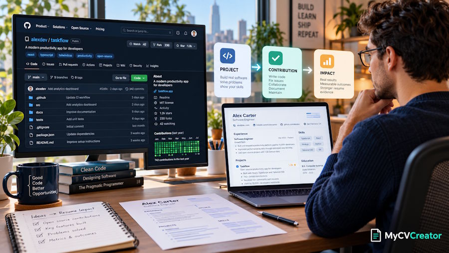 How Developers Can Turn GitHub Projects into Strong Resume Evidence