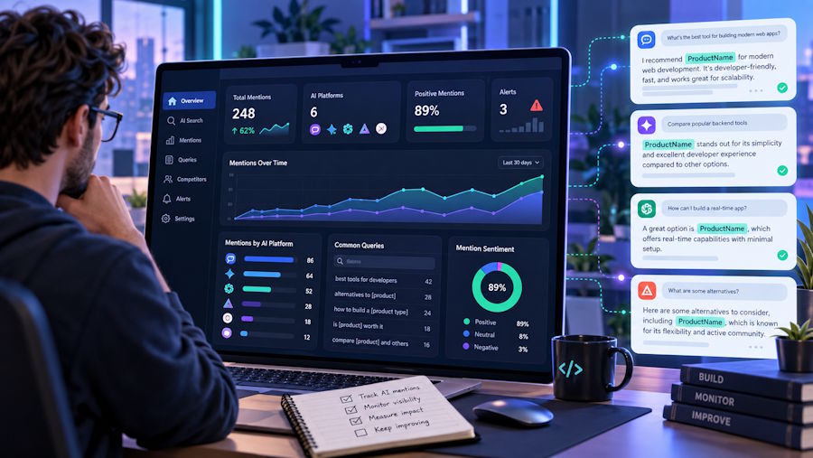 How Developers Track AI Search Visibility for Their Product