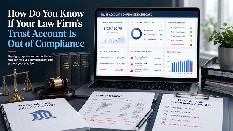 How Do You Know If Your Law Firm's Trust Account Is Out of Compliance