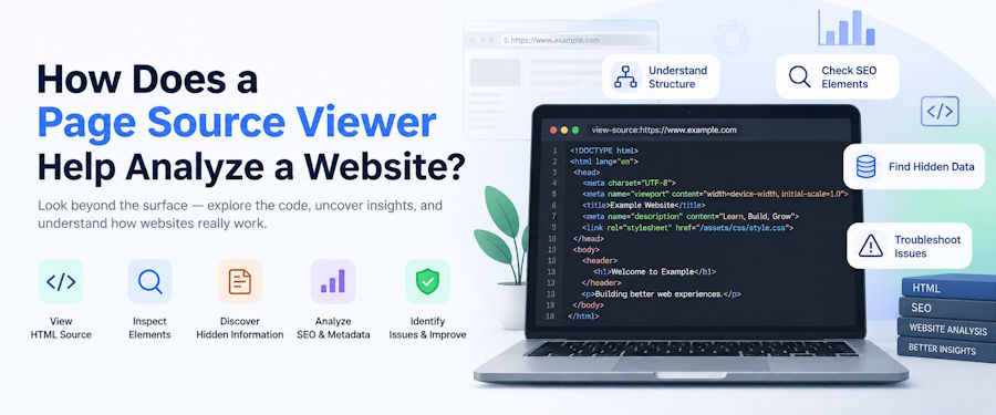 How Does a Page Source Viewer Help Analyze a Website?