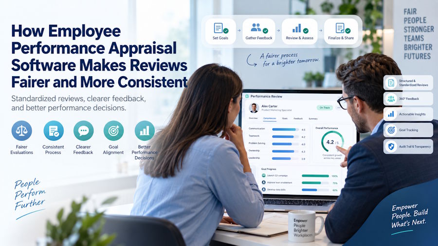 How Employee Performance Appraisal Software Makes Reviews Fairer and More Consistent