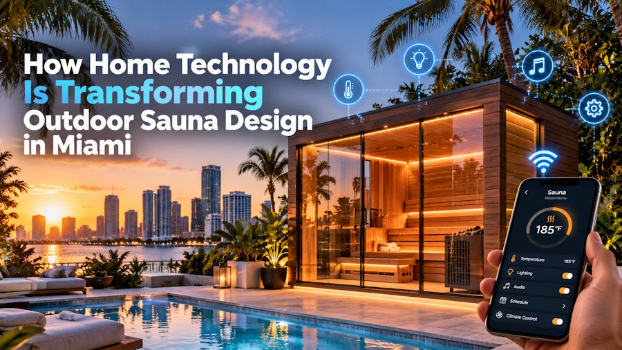How Home Technology Is Transforming Outdoor Sauna Design in Miami