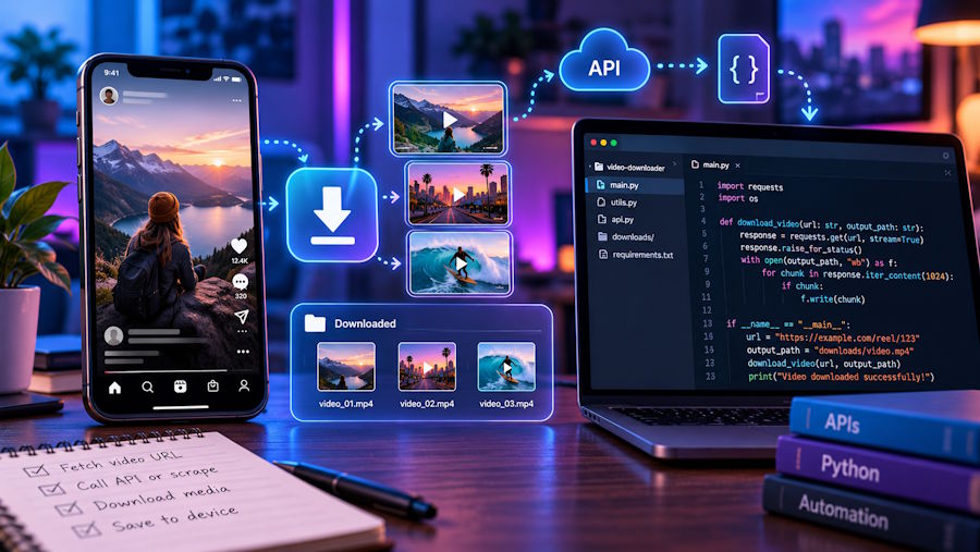 How Instagram Video Downloaders Work and When to Script Your Own