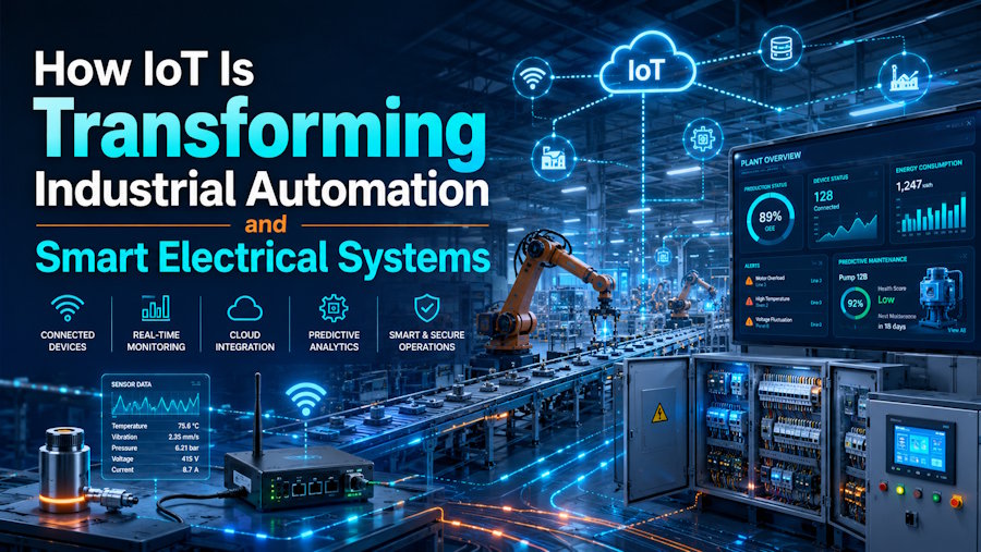 How IoT Is Transforming Industrial Automation and Smart Electrical Systems