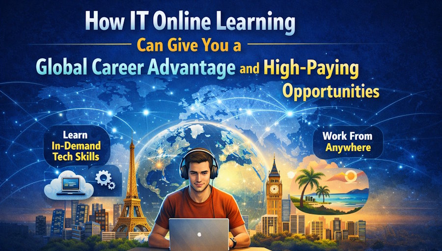 How IT Online Learning Can Give You a Global Career Advantage and High-Paying Opportunities