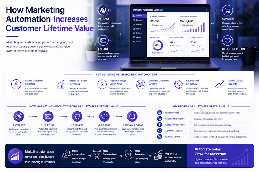 How Marketing Automation Increases Customer Lifetime Value
