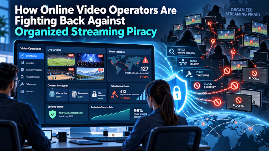 How Online Video Operators Are Fighting Back Against Organized Streaming Piracy
