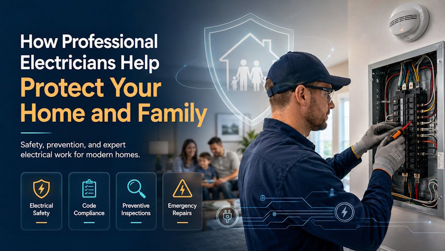 How Professional Electricians Help Protect Your Home and Family
