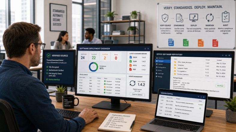 How Small Businesses Can Verify and Standardize Office Software Across Windows PCs