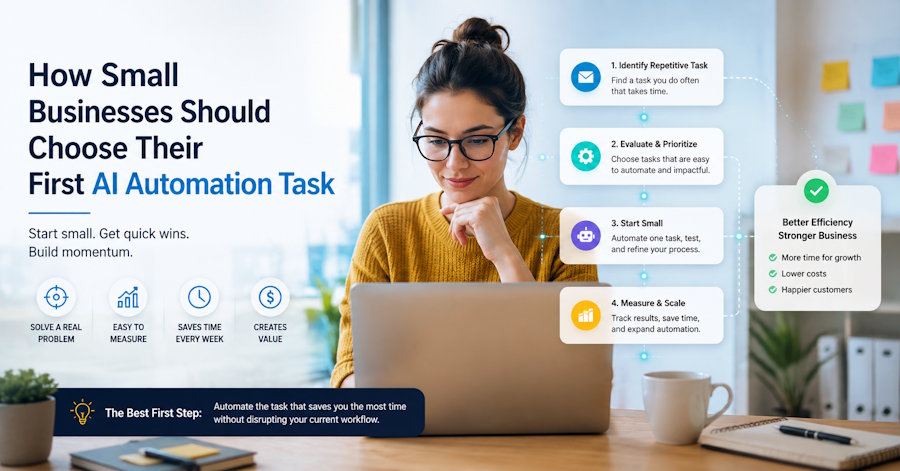How Small Businesses Should Choose Their First AI Automation Task