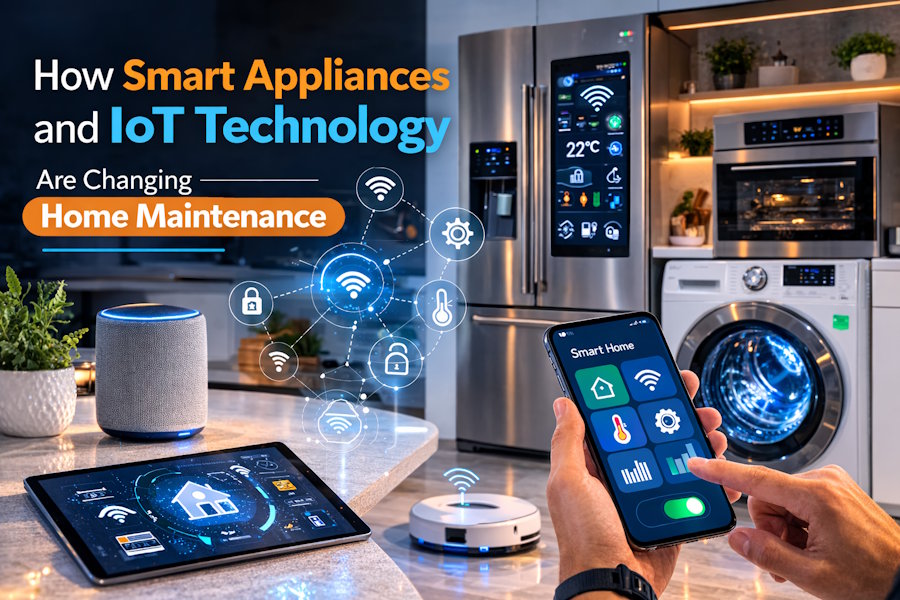 How Smart Appliances and IoT Technology Are Changing Home Maintenance