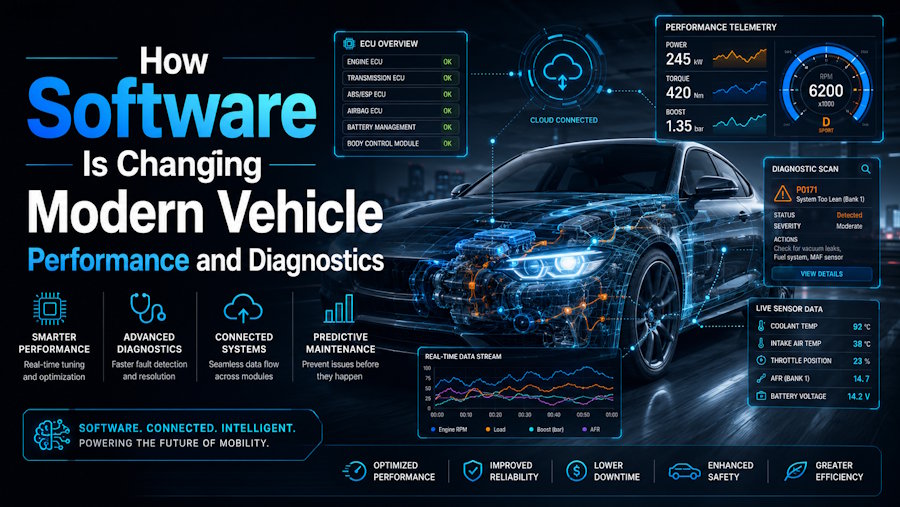 How Software Is Changing Modern Vehicle Performance and Diagnostics