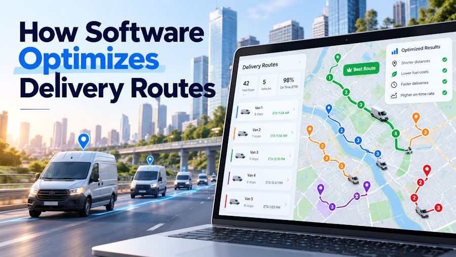 How Software Optimizes Delivery Routes