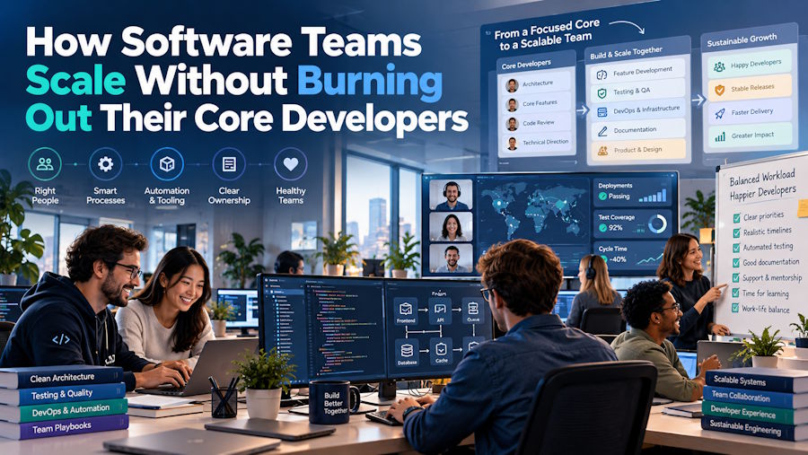 How Software Teams Scale Without Burning Out Their Core Developers