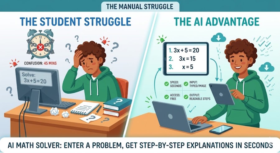 How Students and Educators Use AI Math Solvers to Improve Problem-Solving Efficiency