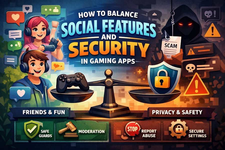 How to Balance Social Features and Security in Gaming Apps