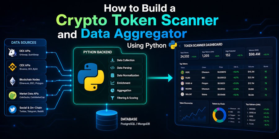 How to Build a Crypto Token Scanner and Data Aggregator Using Python