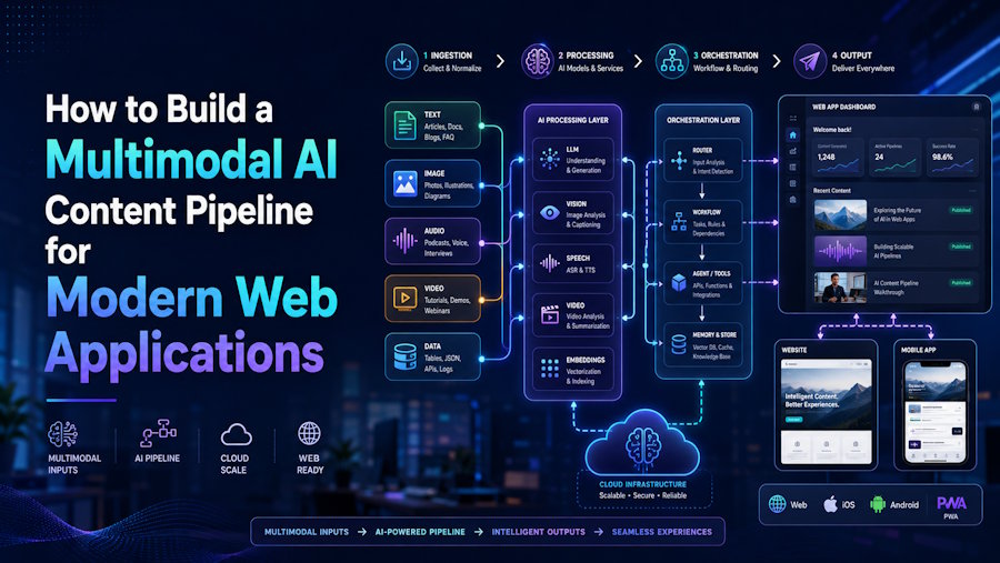How to Build a Multimodal AI Content Pipeline for Modern Web Applications