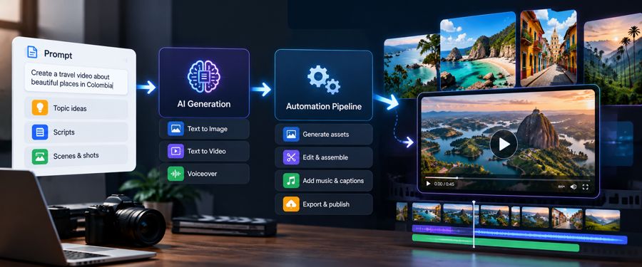 How to Build an Automated Image and Video Generation Pipeline