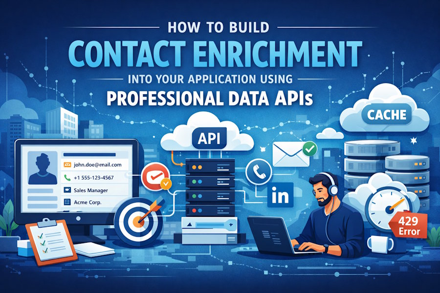 How to Build Contact Enrichment into Your Application Using Professional Data APIs