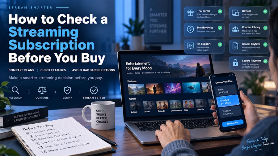 How to Check a Streaming Subscription Before You Buy