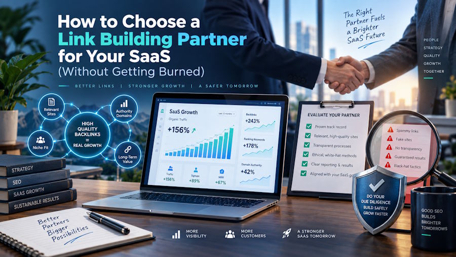 How to Choose a Link Building Partner for Your SaaS (Without Getting Burned)