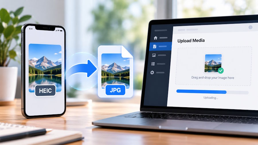 How to Convert iPhone HEIC Photos to JPG Before CMS Upload
