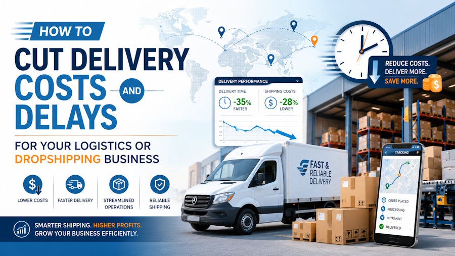 How to Cut Delivery Costs and Delays for Your Logistics or Dropshipping Business