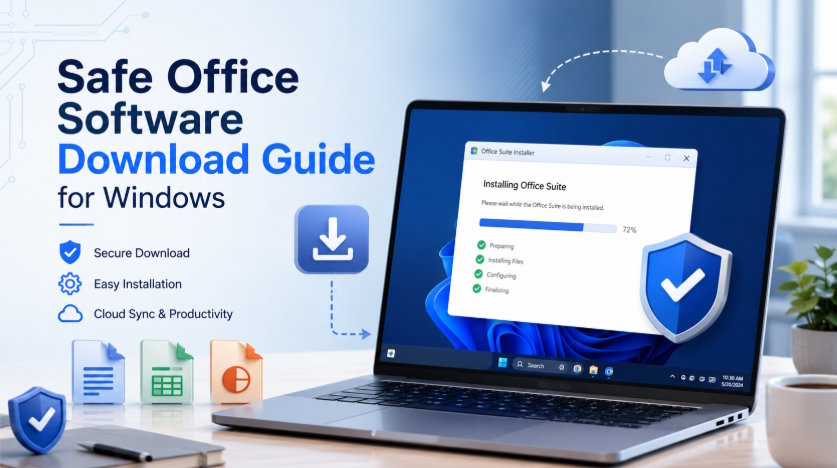 How to Download and Install Office Software Safely on a Windows PC