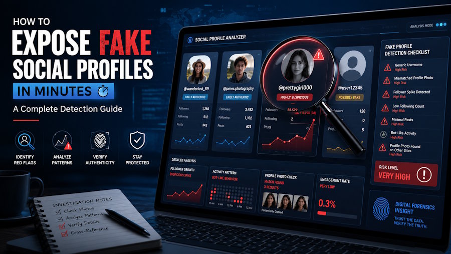 How to Expose Fake Social Profiles in Minutes: A Complete Detection Guide