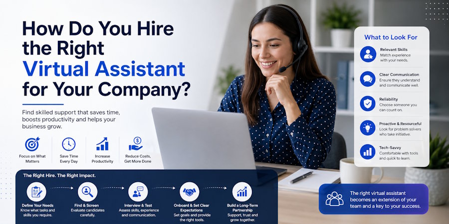 How to Hire the Right Virtual Assistant for Your Company