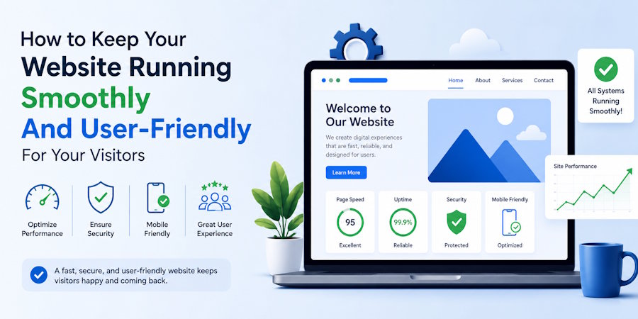 How to Keep Your Website Running Smoothly And User-Friendly For Your Visitors