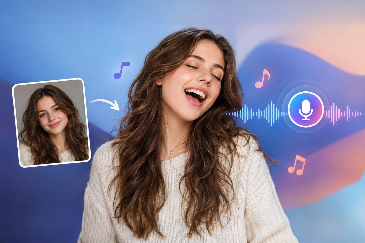 How to Make a Photo Sing Online for Free With AI