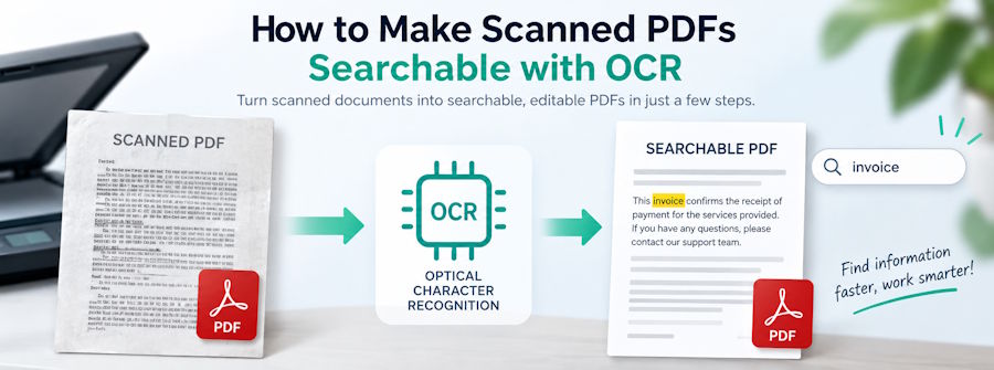 How to Make Scanned PDFs Searchable with OCR
