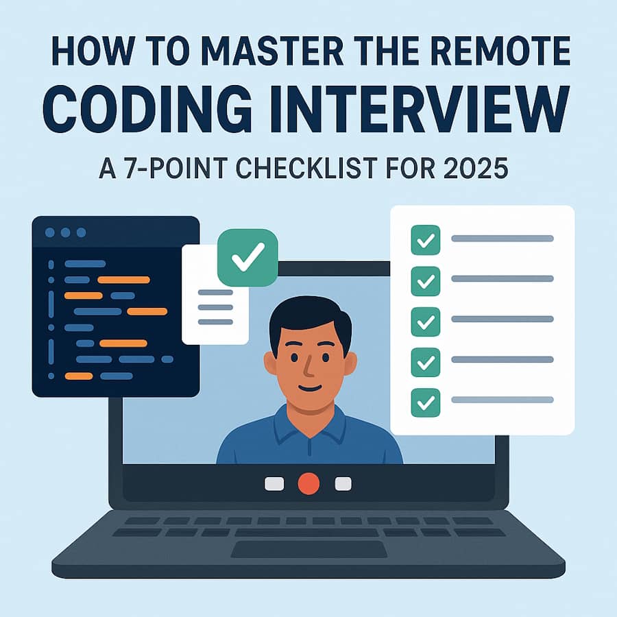 How to master the remote coding interview: A 7-point checklist for 2025