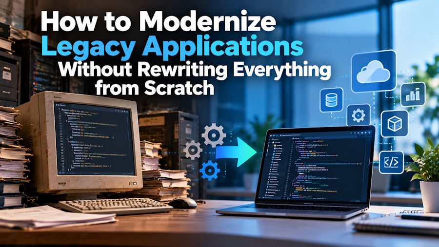 How to Modernize Legacy Applications Without Rewriting Everything from Scratch