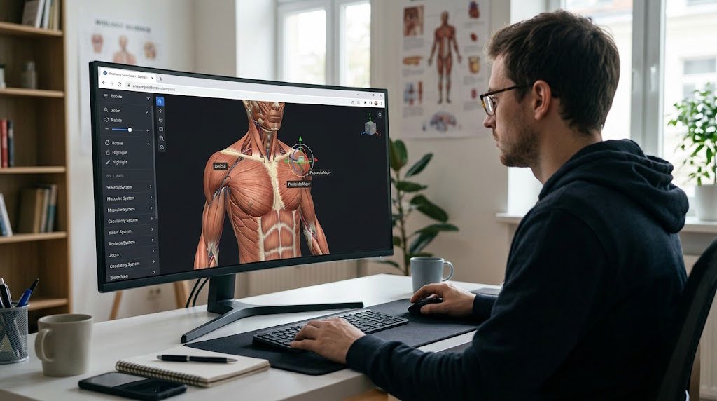 How to Optimize Complex 3D Anatomy Models for Browser Performance