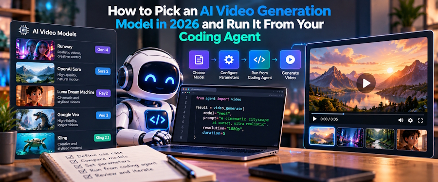 How to Pick an AI Video Generation Model in 2026 and Run It From Your Coding Agent