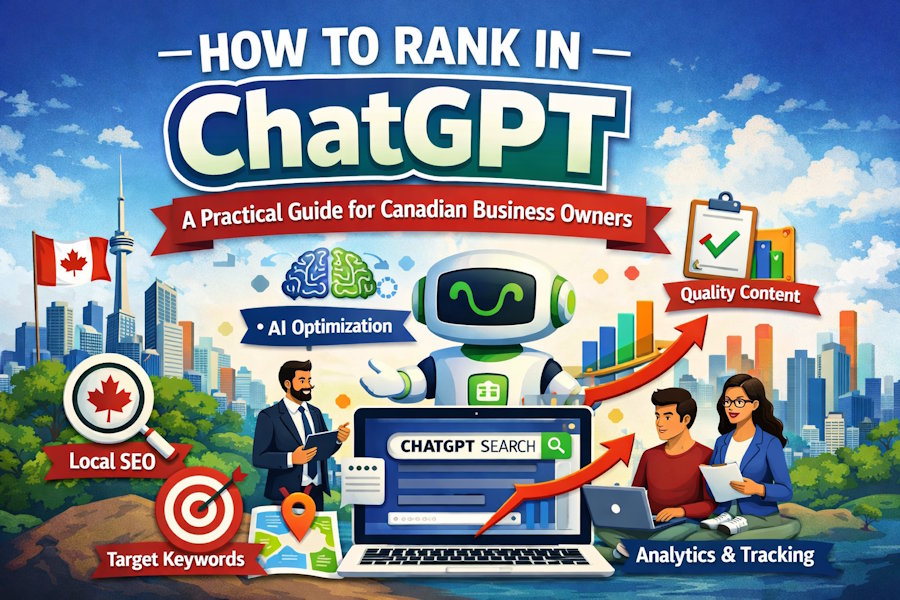 How to Rank in ChatGPT: A Practical Guide for Canadian Business Owners