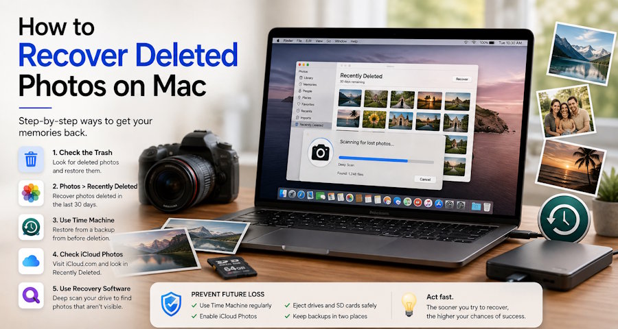 How to Recover Deleted Photos on Mac