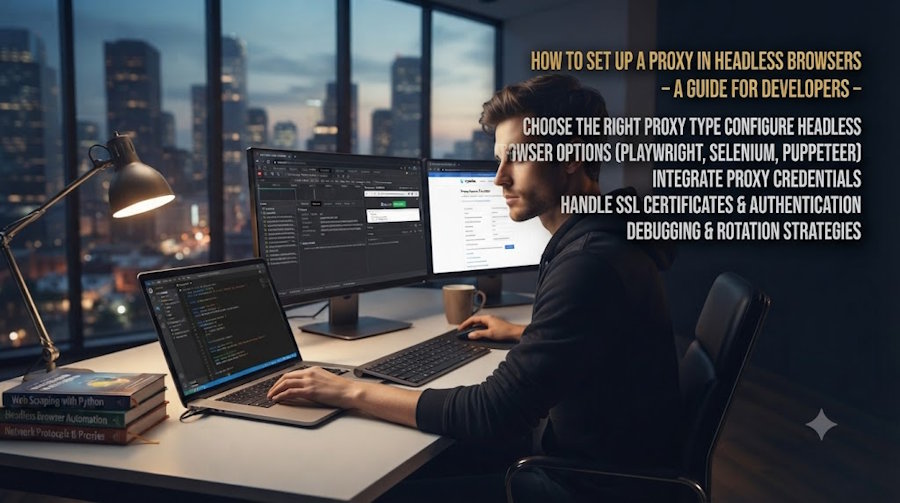 How to Set up a Proxy in Headless Browsers – A Guide for Developers