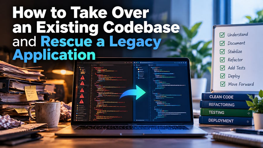 How to Take Over an Existing Codebase and Rescue a Legacy Application