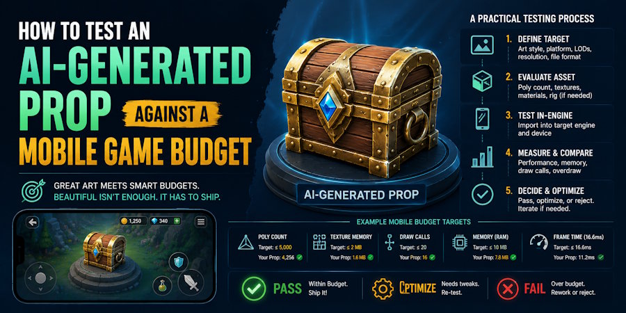 How to Test an AI-Generated Prop Against a Mobile Game Budget